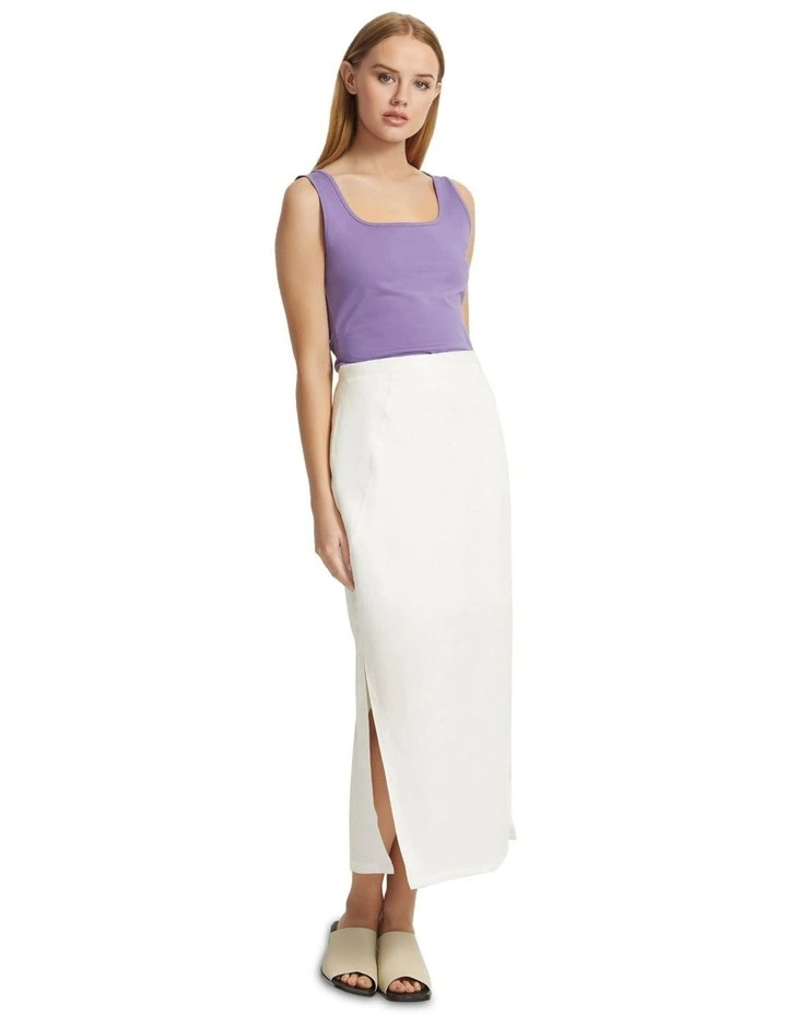 Agatha Square Neck Tank in Lilac
