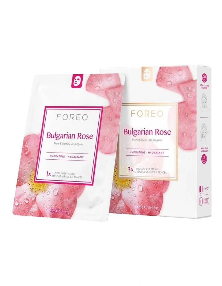 Bulgarian Rose Farm To Face Sheet Mask 3 Pack