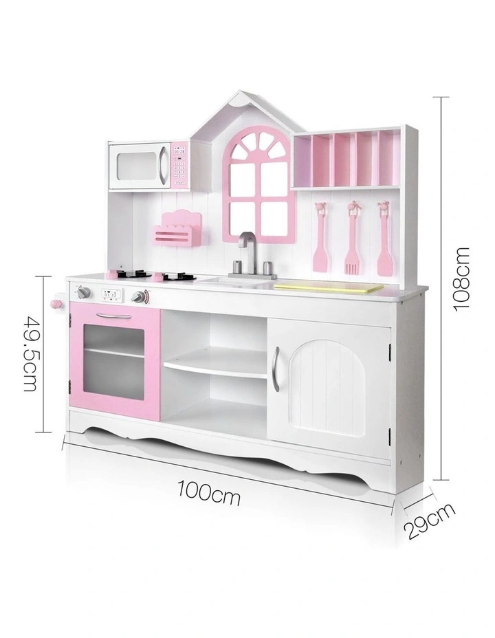 Wooden Kitchen Play Set