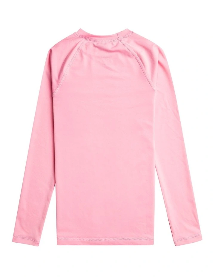 Essential Long Sleeve UPF 50 Surf T-shirt in Pink