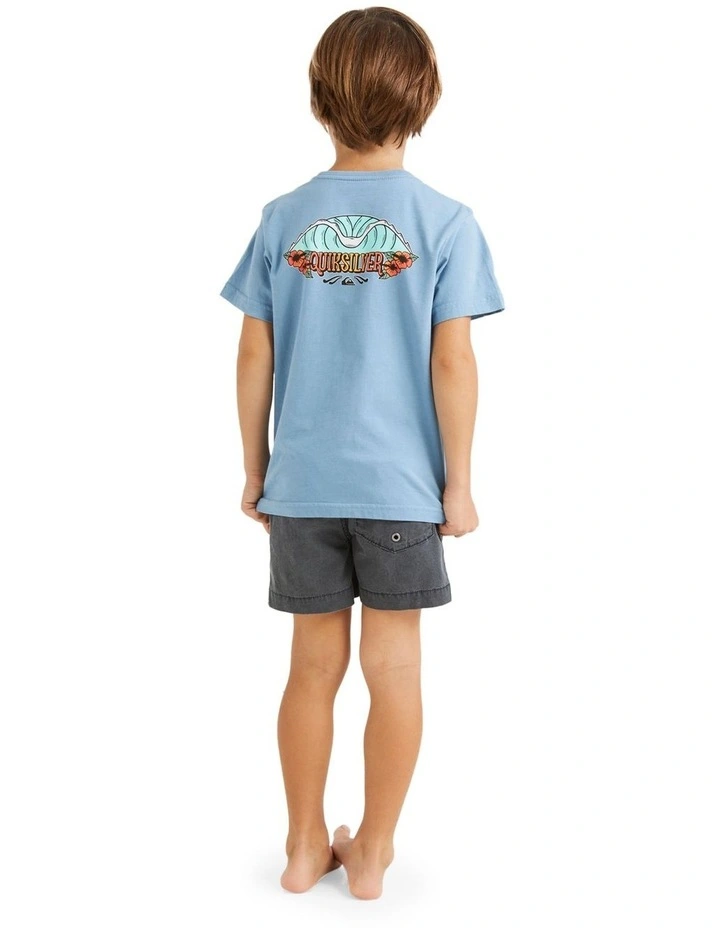 Tropical Fade T-shirt in Blue Shadow