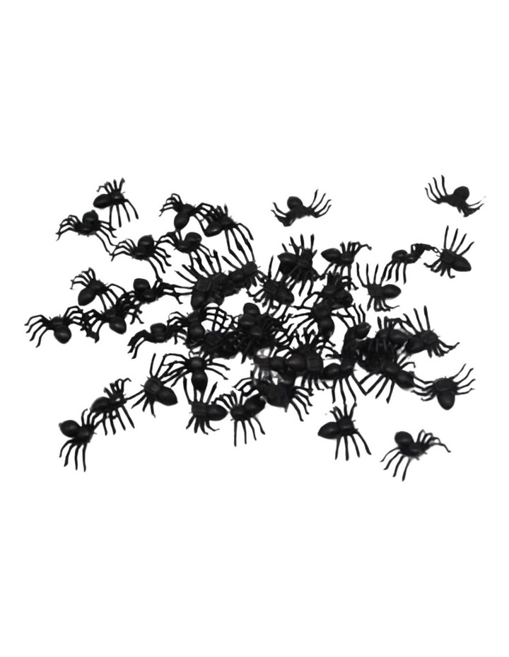 Mini Fake Spiders Trick Toy x 10 Pack in Black