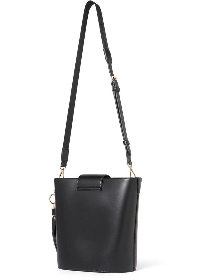Signature Brandi Bucket Bag in Black