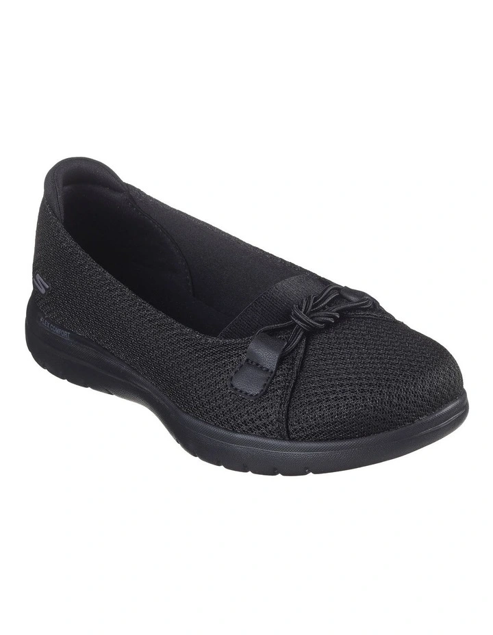 On the Go Flex Peony Shoes in Black