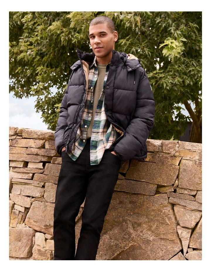 Big Puffer Jacket in Black
