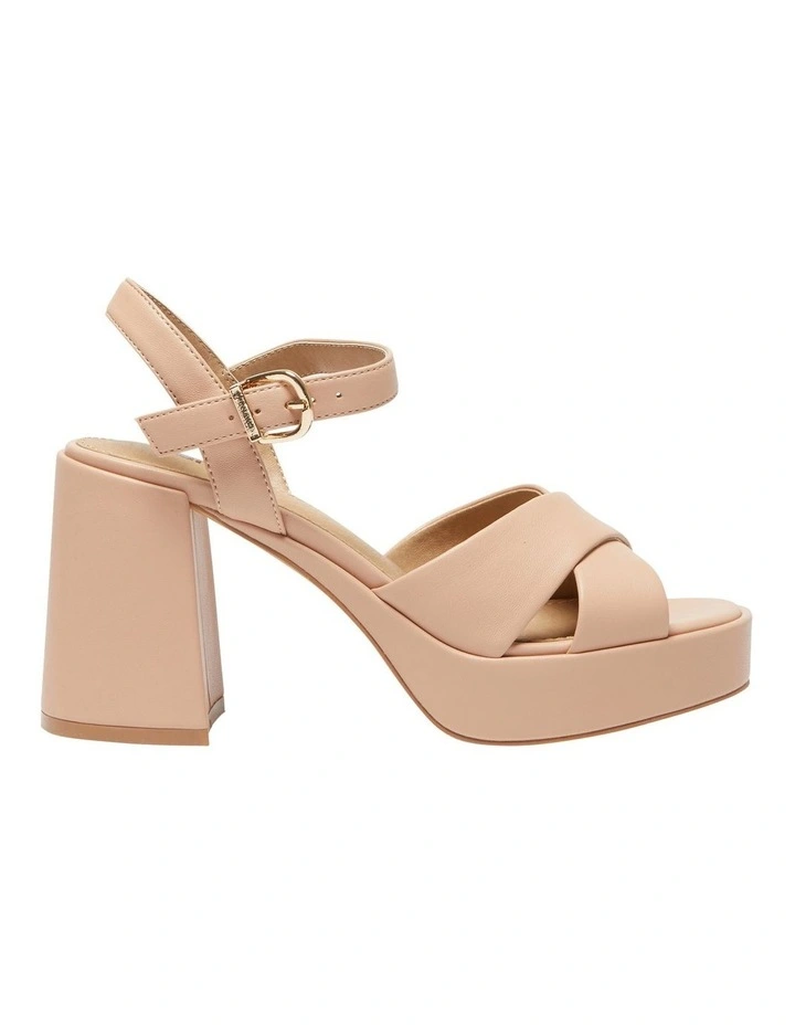 Sienna Sandals in Nude Smooth
