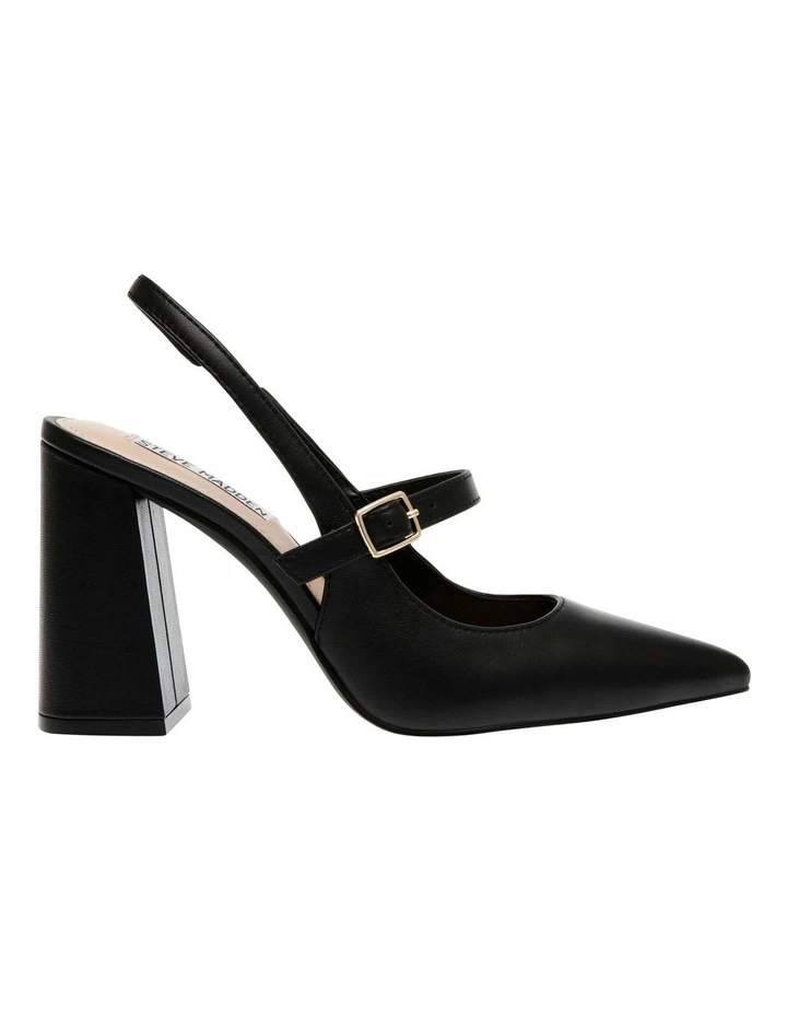 Maegan Slingback Heels in Black