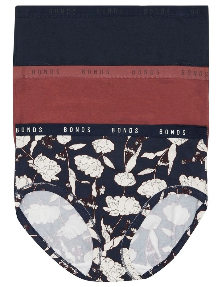 Cottontails Full Brief 3 Pack in Love Me Better