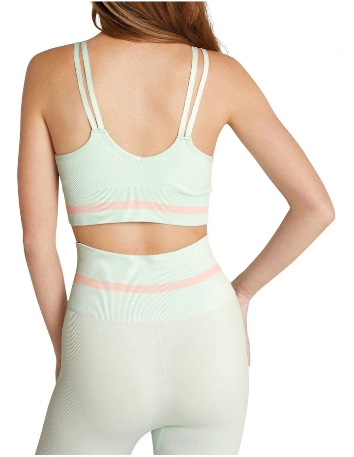 Sorority Adjustable Low Impact Sports Bra in Mint