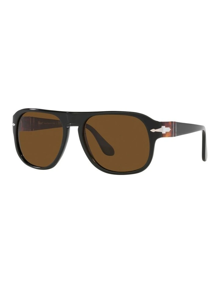 Jean Polarised PO3310S Sunglasses in Green
