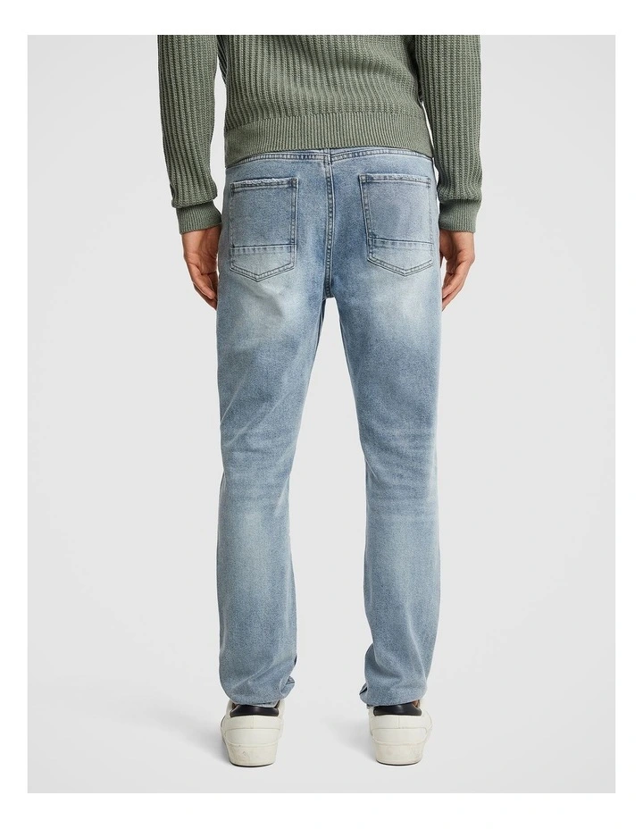 Marcy Slim Tapered Jean in Light Blue
