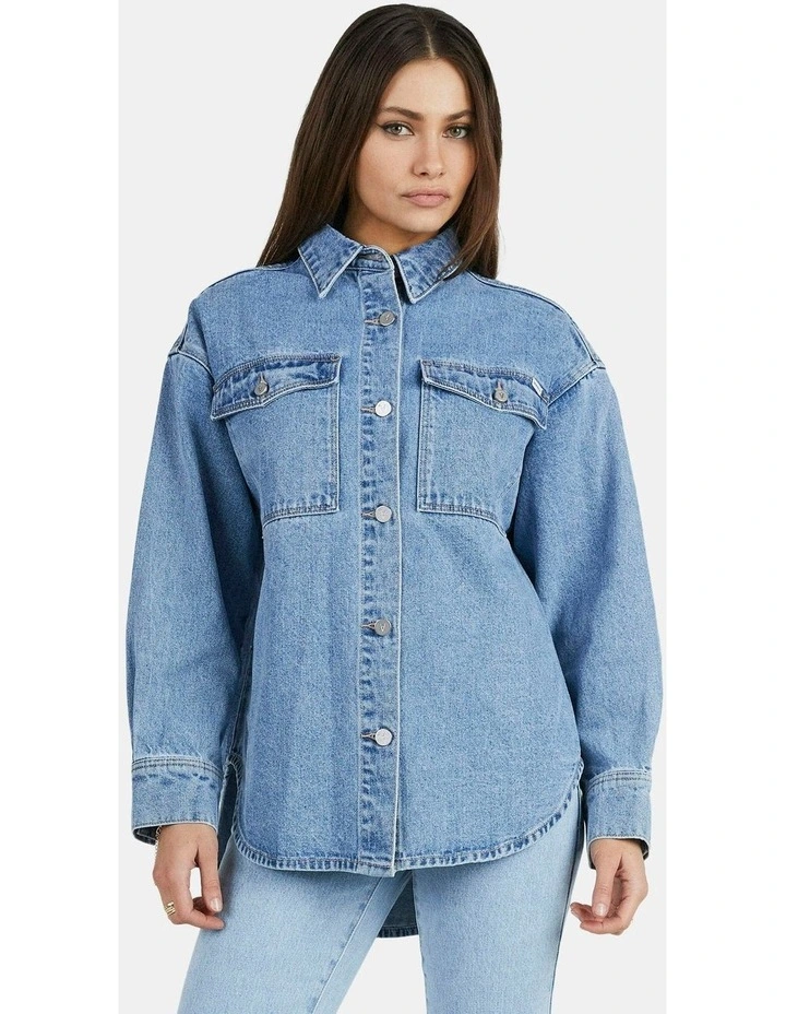 Ada Shacket in Blue