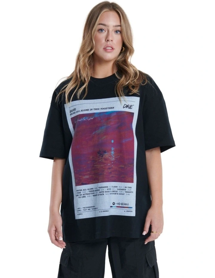 Dave Were All in This Together Album T-shirt in Black
