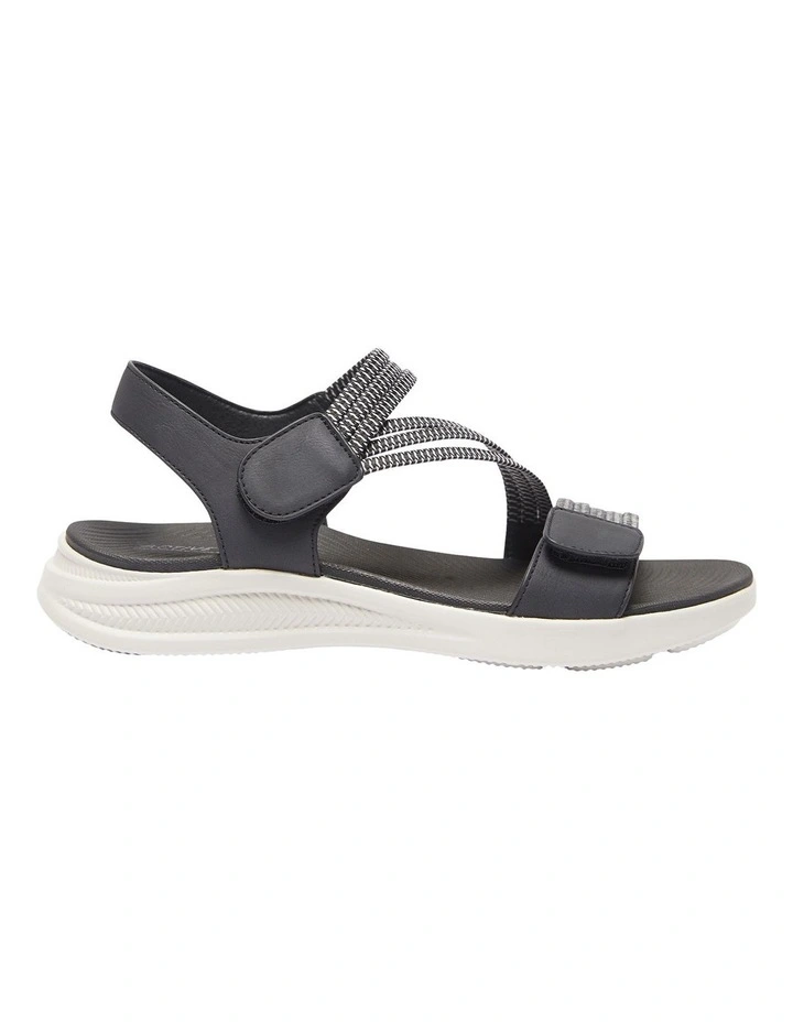 Neon Sandals In Black/White