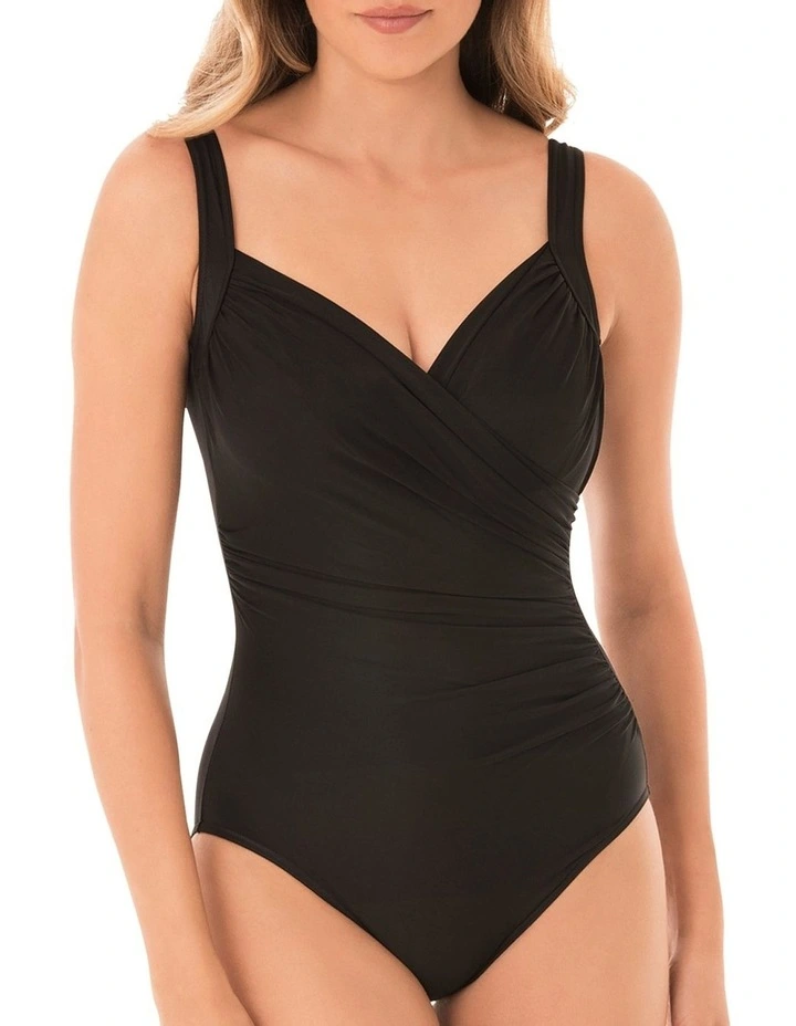 Sanibel Underwired Shaping Swimsuit in Black