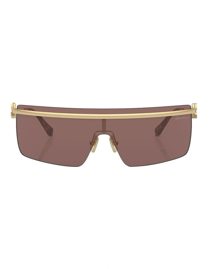 MU 50ZS Sunglasses in Gold