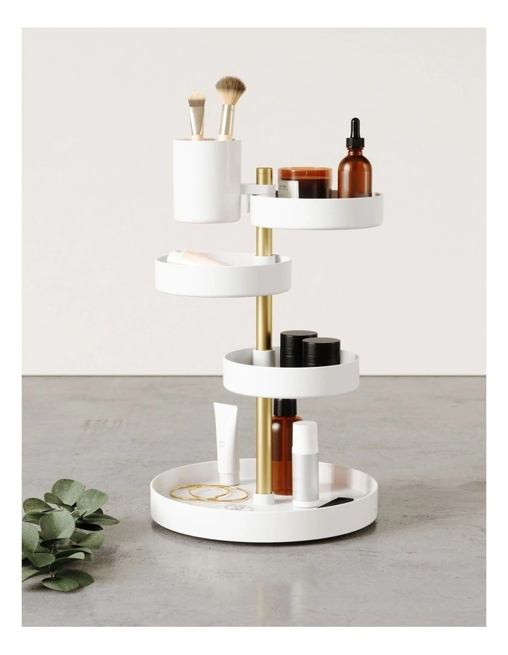Pirouette Organizer in White