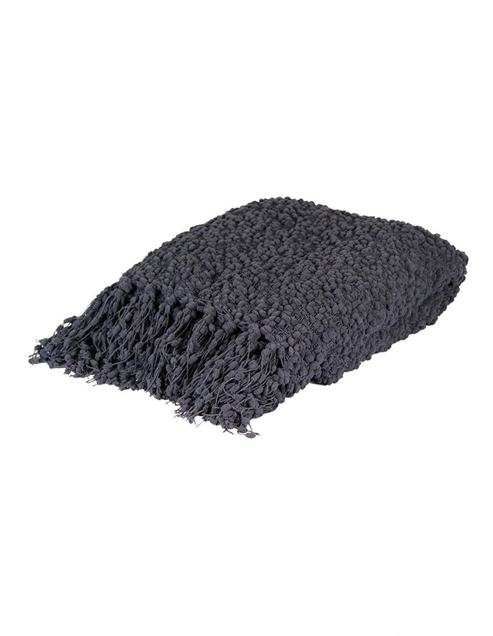 Madras Link Alpine Charcoal Throw 130x150cm