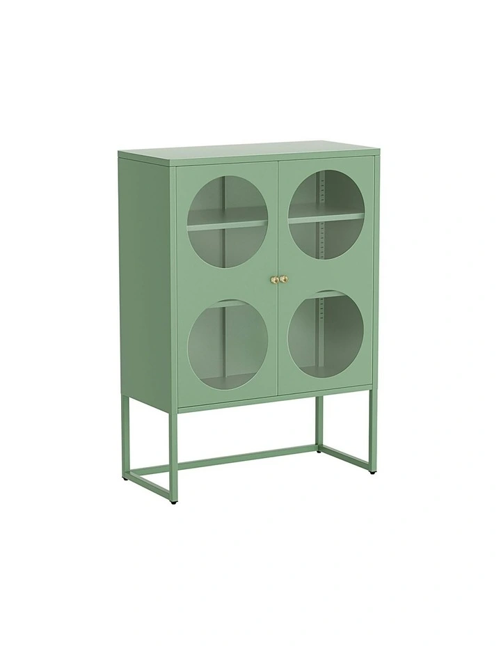 Buffet Sideboard Metal Cabinet in Ella Green