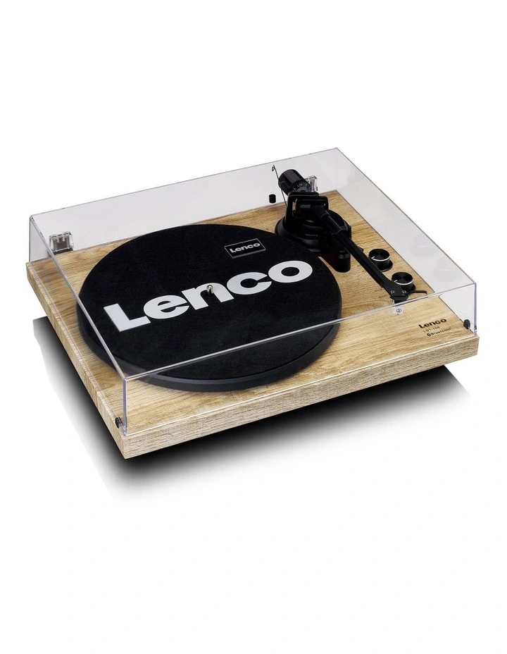 Turntable with Bluetooth & USB Connection in Pine