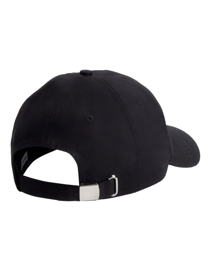 Embroidery Cap in Black