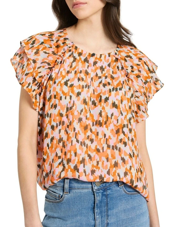 Confetti Blouse in Cactus Multi