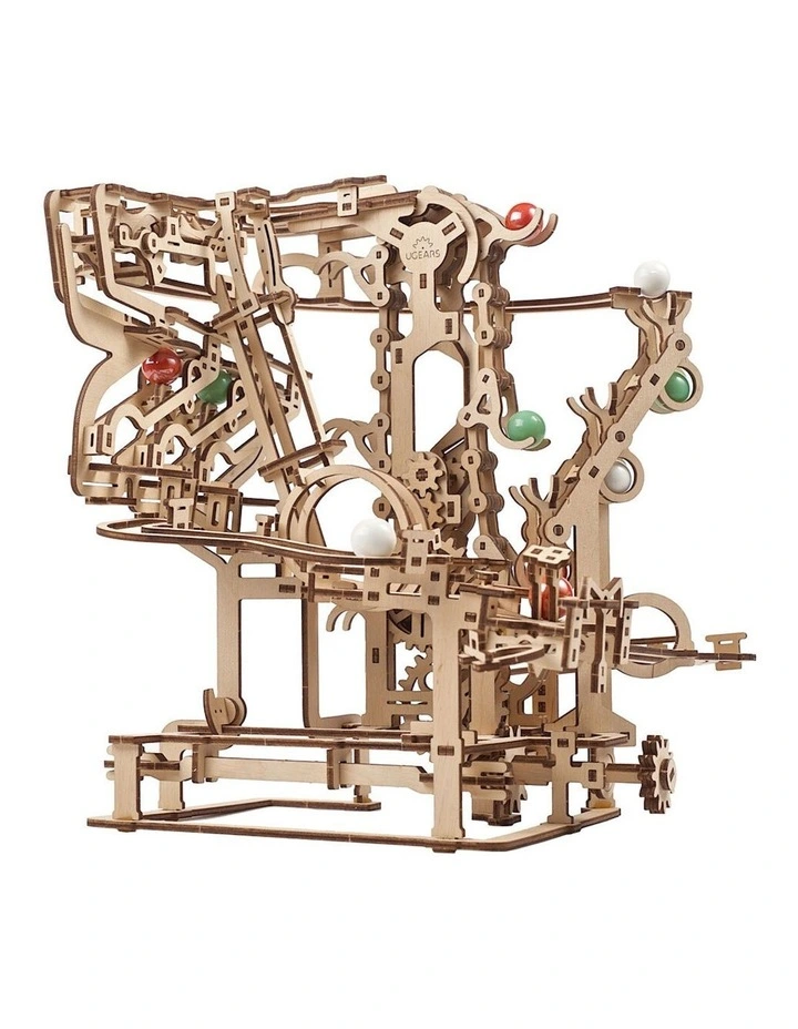 Marble Run Chain Hoist 400 Piece Wooden 3D Puzzle