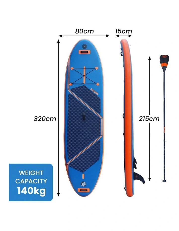 Kai Premium Sports 10.6FT Inflatable Paddle Board in Blue