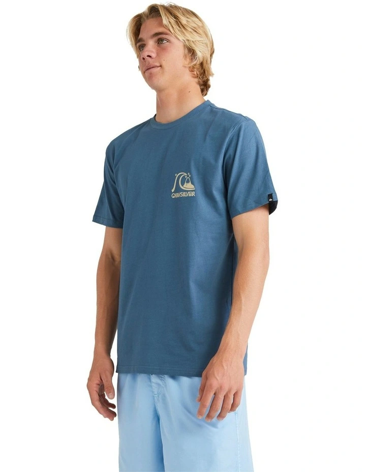 Bubble Logo Short Sleeve T-shirt in Bering Sea