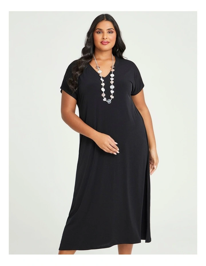Luna Soiree Maxi Dress Black