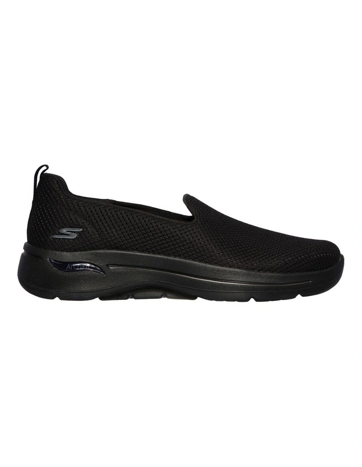 GoWalk Arch Fit Mesh Slip-on Sneaker in Black