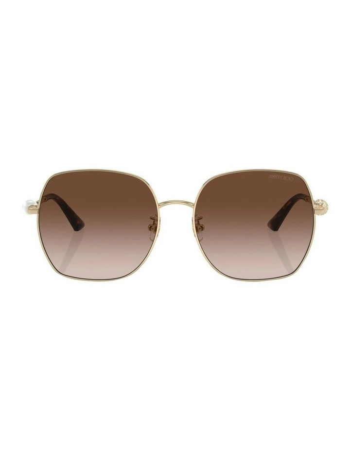 JC4008HD Sunglasses in Gold