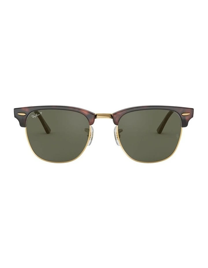 Clubmaster Brown RB3016F Polarised Sunglasses