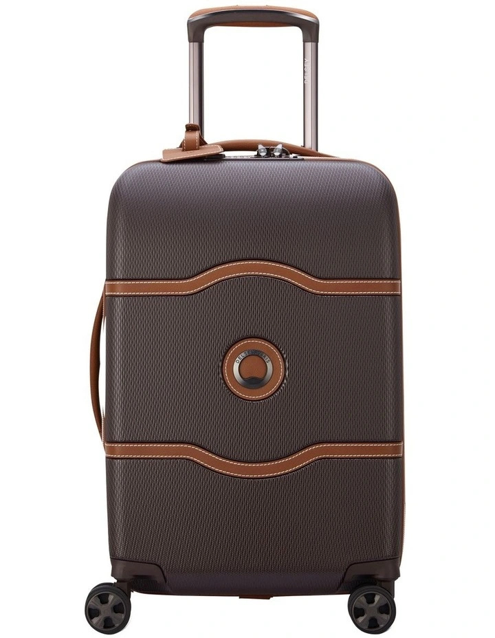 Chatelet Air 2.0 55cm 4 Double Wheel Cabin Trolley Suitcase in Brown
