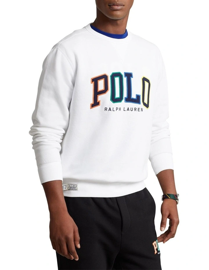 The Fleece Logo Sweatshirt in White