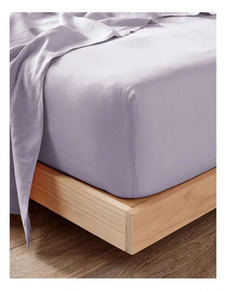 Nimes Fitted Sheet In Lilac