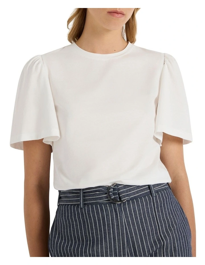 Look of Love Tee in White