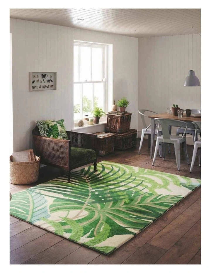 Manila Rug 46407 in Green