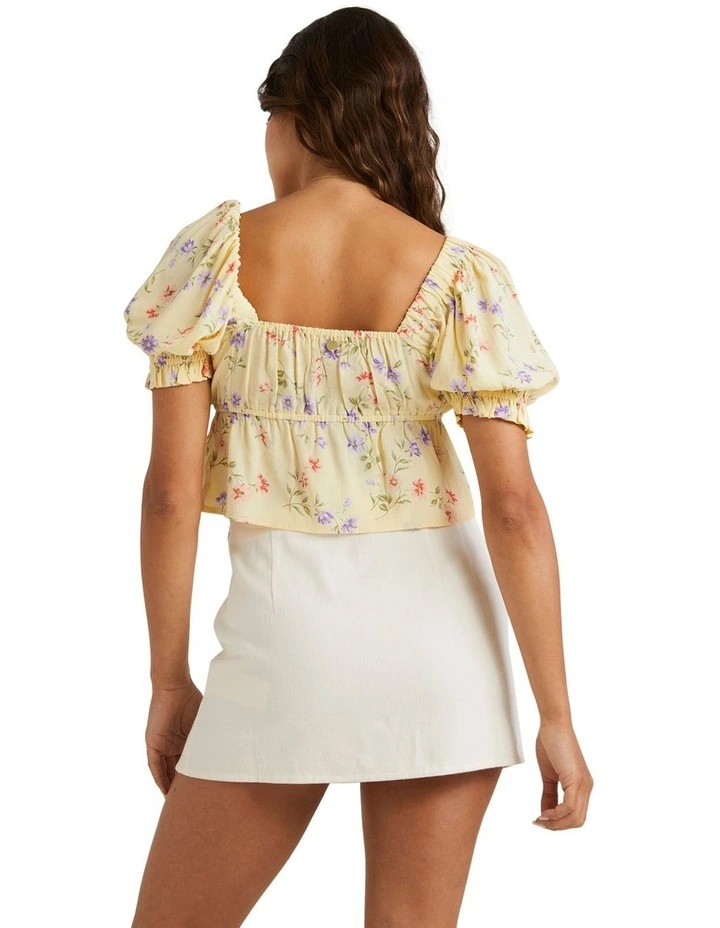 Kismet Top in Yellow