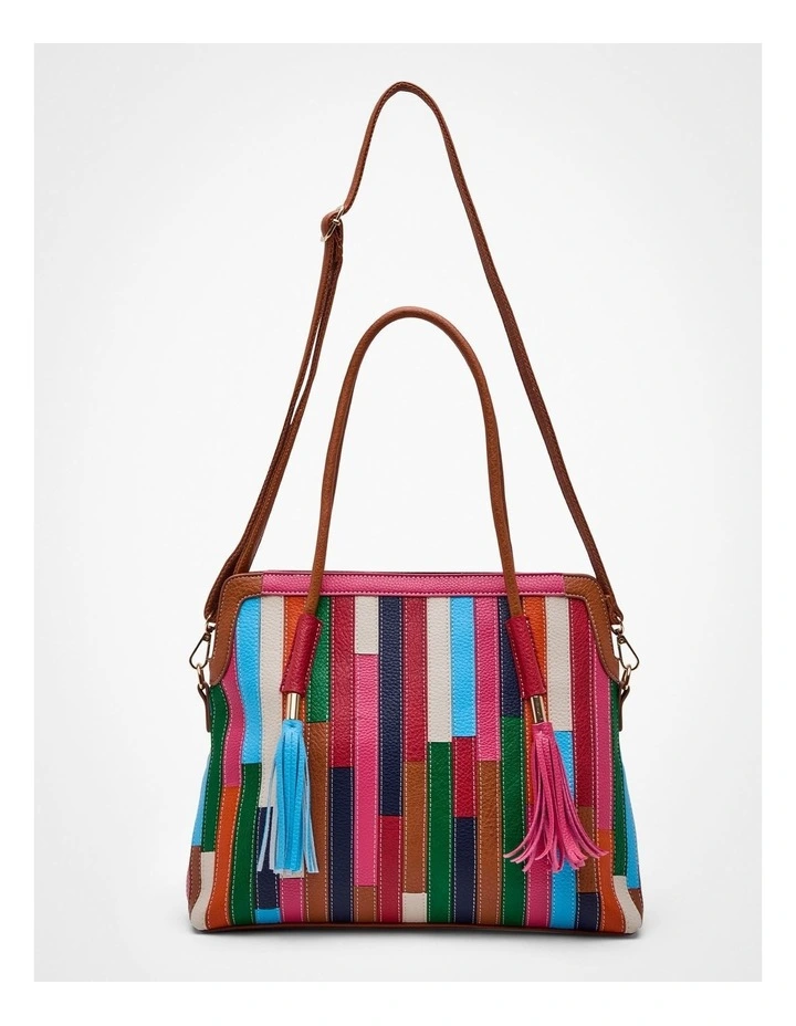 Patchwork Panel Bag in Multi