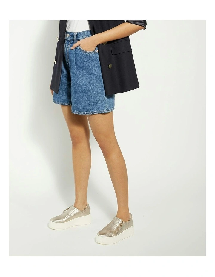 Episodic Platform Sneaker in Gold