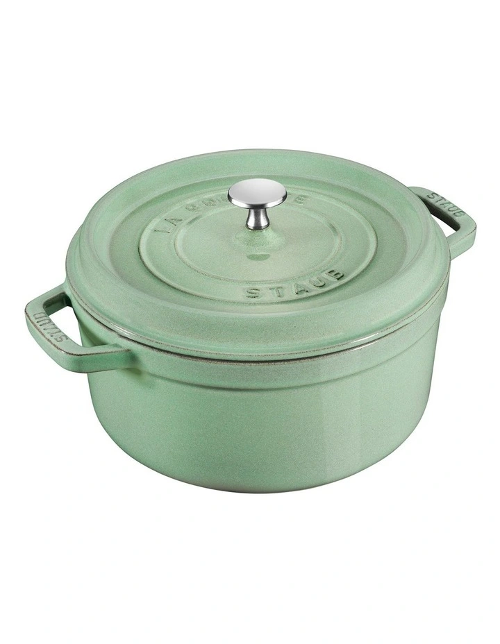 Round Cocotte 24cm in Sage Green