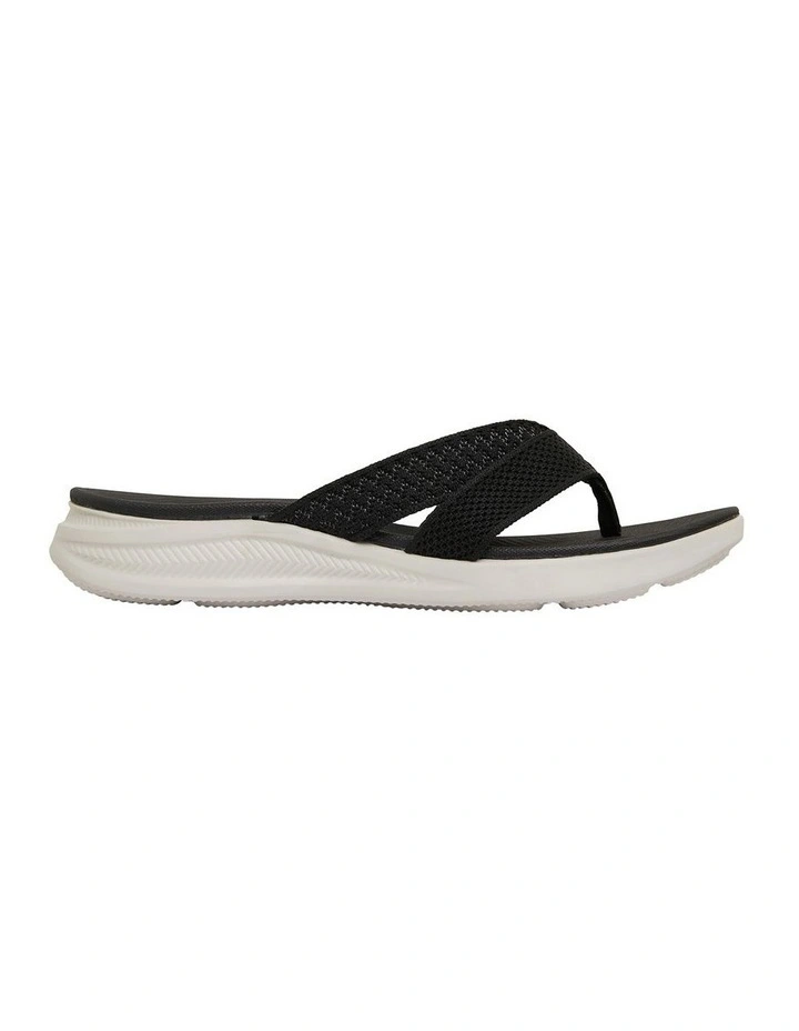 Magda Black Stretch Sandals