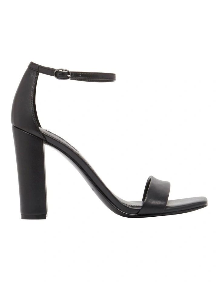 Marrie Heeled Sandal in Black