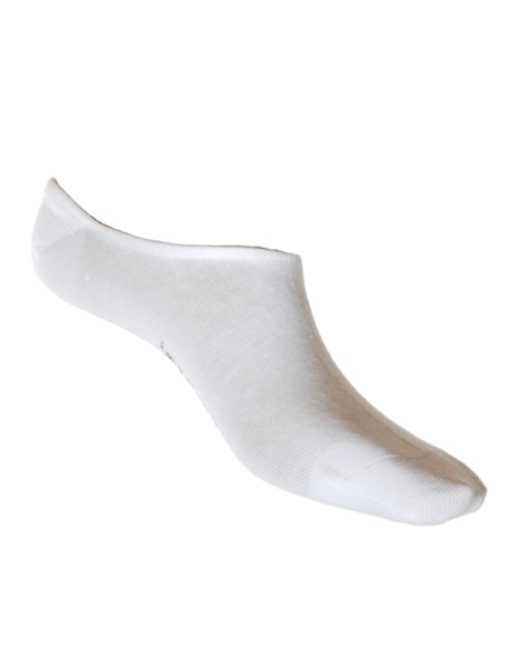 Invisible King Size Socks in White