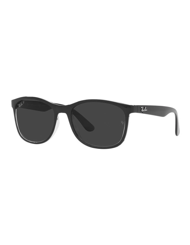 RB4374 Black Polarised Sunglasses