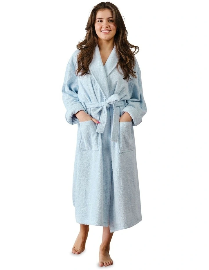 Terry Robe in Blue