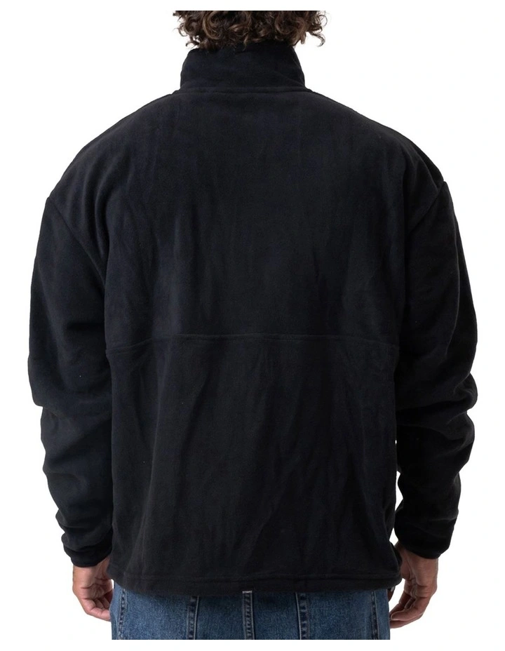 Cortex Quarter Zip Polar Fleece in Black