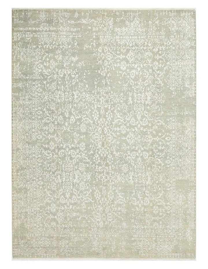 Indian Fine Hand Knotted Grey Rug 347X275cm