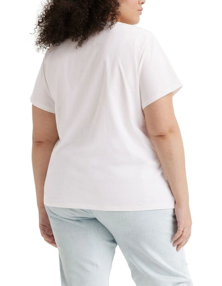 Perfect Tee (Curve) in Bright White